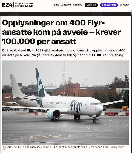 Advokat i Oslo. Alle advokattjenester. Finansforbrytelser advokat, id tyveri advokat, ærekrenkelse advokat | Brudd på personvern: Krever 100.000 i oppreisning